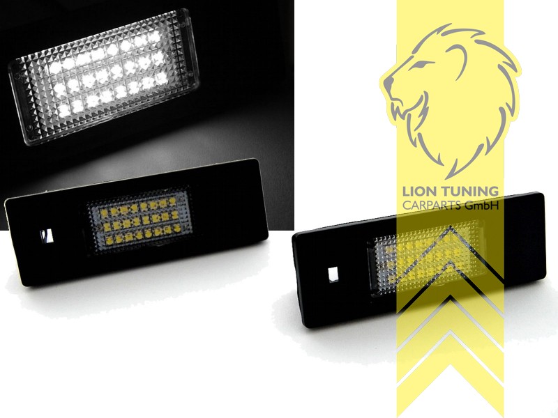 LED, weiss, für Fahrzeuge mit Original LED Kennzeichenbeleuchtung, Eintragungsfrei / mit E-Prüfzeichen