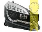 mit LED Blinker, Halogen, schwarz, Abblendlicht H1 / Fernlicht H1, elektr. verstellbar - Motor muss separat bestellt werden (MHC04), Eintragungsfrei / mit E-Prüfzeichen