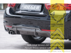 links Doppelrohr, carbon Optik, nur passend für Fahrzeuge mit M-Paket, ABS Kunststoff, Eintragungsfrei / mit ABE