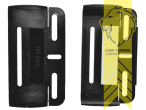 schwarz, universal einsetzbar, Nicht passen für österreichische Kennzeichen !, Für Kennzeichen mit einer Höhe von 110 mm, ABS Kunststoff