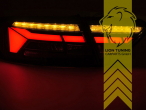 LED, schwarz, nur für Fahrzeuge mit werksseitig verbauten LED Rückleuchten, Eintragungsfrei / mit E-Prüfzeichen