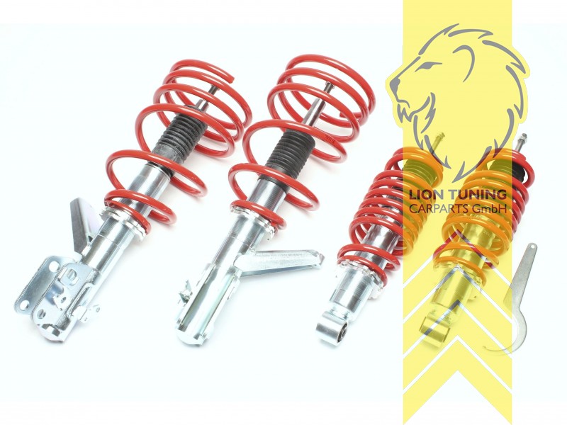 fest, rot, untere Federbeinaufnahme M14, Stahl verzinkt, Eintragungspflichtig / Teilegutachten liegt bei