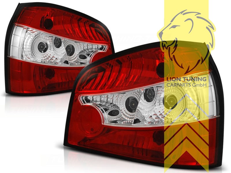 Halogen, rot, weiss, chrom, Eintragungsfrei / mit E-Prüfzeichen