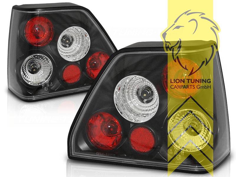 Liontuning - Tuningartikel für Ihr Auto  Lion Tuning Carparts GmbH  Rückleuchten VW Golf 2 schwarz