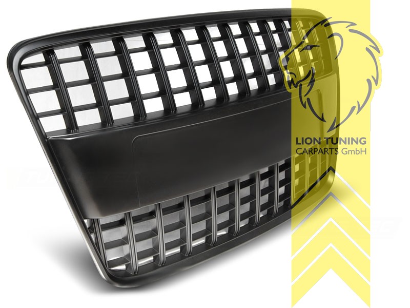 schwarz matt, nur passend für Standard Stoßstange, ABS Kunststoff, Eintragungsfrei / als Ersatzteil verwendbar