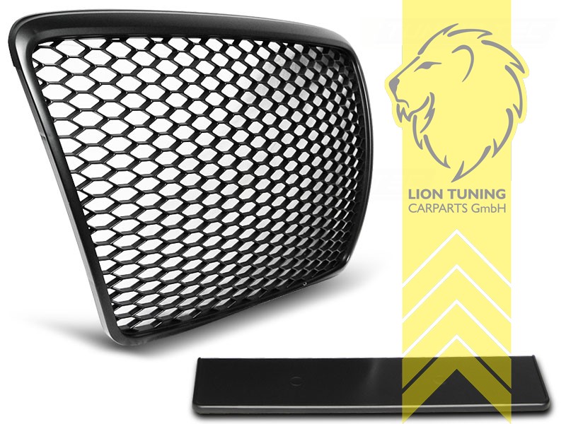 schwarz matt, ABS Kunststoff, Eintragungsfrei / als Ersatzteil verwendbar