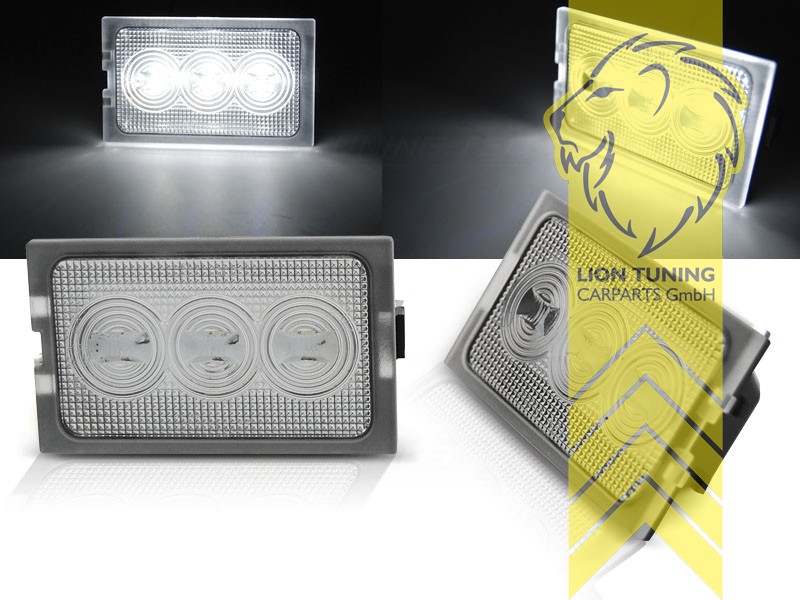 LED, weiss, Eintragungsfrei / mit E-Prüfzeichen