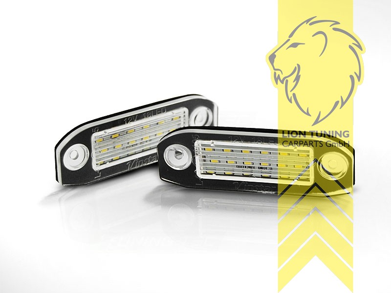 Liontuning - Tuningartikel für Ihr Auto  Lion Tuning Carparts GmbH LED SMD  Kennzeichenbeleuchtung Volvo S40 S60 S80 V70 XC60 XC70 XC90