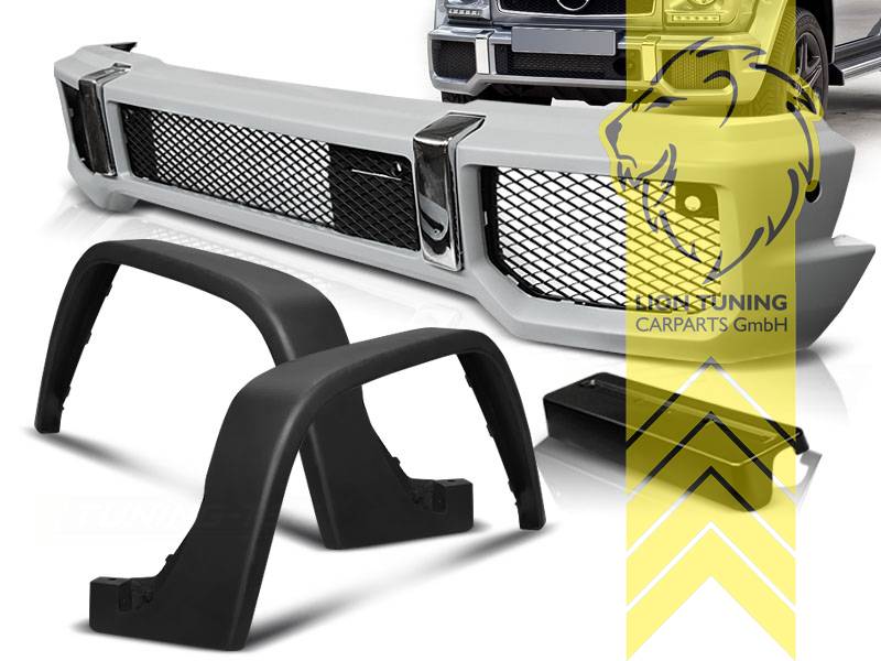 Liontuning - Tuningartikel für Ihr Auto  Lion Tuning Carparts GmbH  Stoßstangen Set Body Kit Mercedes Benz W463 G-Klasse AMG Optik für PDC