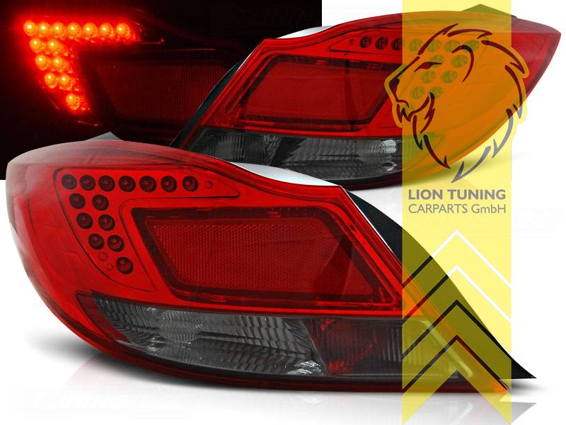 Liontuning - Tuningartikel Ihr Auto | Lion Tuning Carparts GmbH LED Rückleuchten Opel Insignia Stufenheck rot