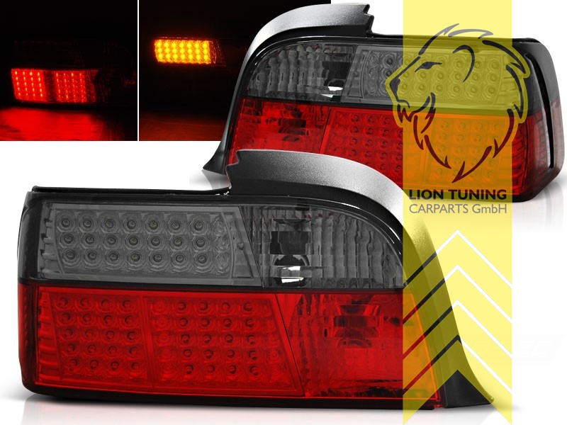 LED, schwarz, rot, Eintragungsfrei / mit E-Prüfzeichen