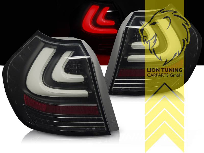 LED, schwarz, LED Blinker + LED Rückfahrlicht, Eintragungsfrei / mit E-Prüfzeichen