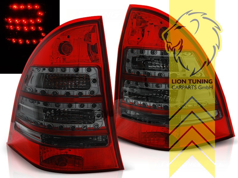 LED, schwarz, rot, Eintragungsfrei / mit E-Prüfzeichen