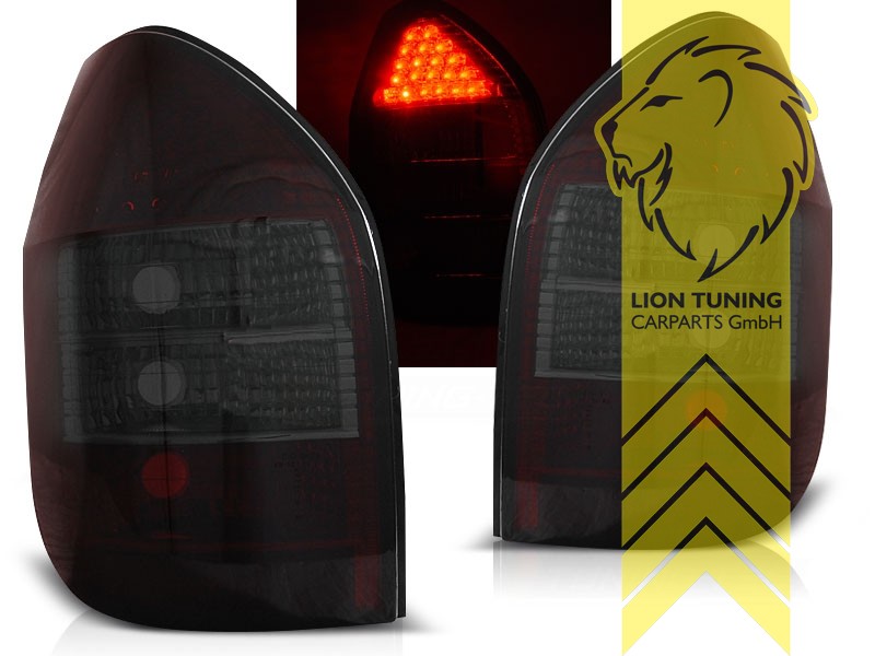 LED, schwarz, rot, Eintragungsfrei / mit E-Prüfzeichen