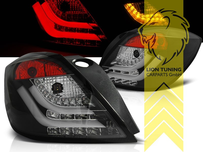 LED, schwarz, nur passend für 3-Türer, Eintragungsfrei / mit E-Prüfzeichen