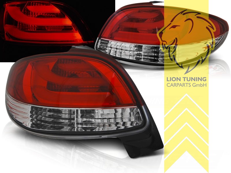 LED, rot, weiss, chrom, Eintragungsfrei / mit E-Prüfzeichen