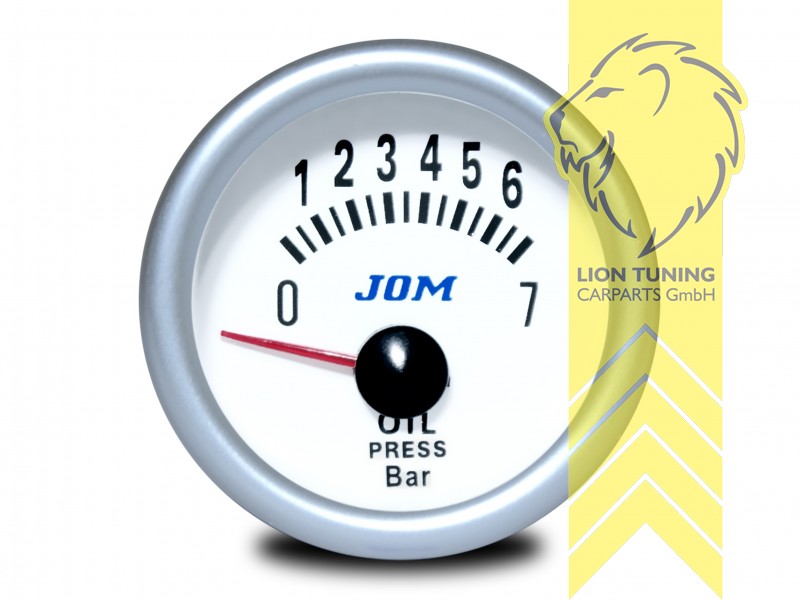 Öldruck, weiss, Racing