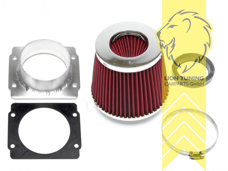 Liontuning - Tuningartikel für Ihr Auto  Lion Tuning Carparts GmbH  Sportluftfilter mit Adapter BMW 3er E36 4-Zylinder