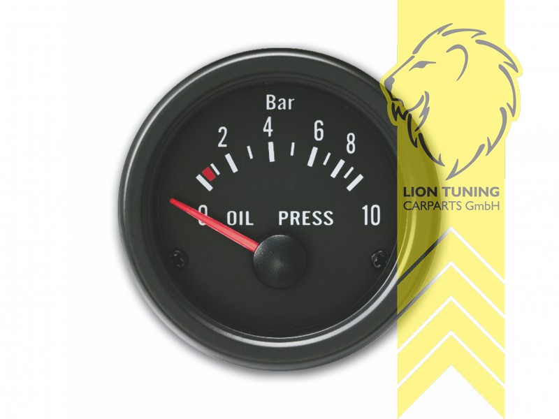 Öldruck, schwarz, Youngtimer