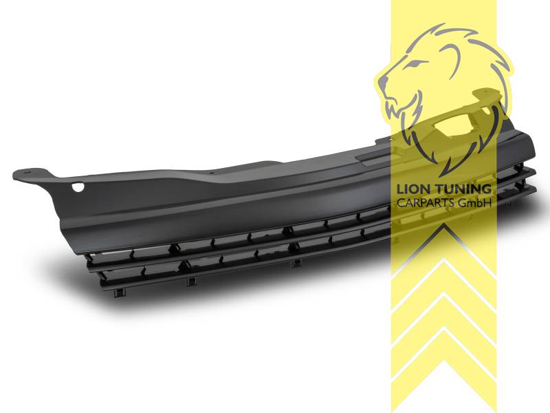 ohne Emblemaufnahme, schwarz matt, ABS Kunststoff, Eintragungsfrei / keine Eintragung nötig