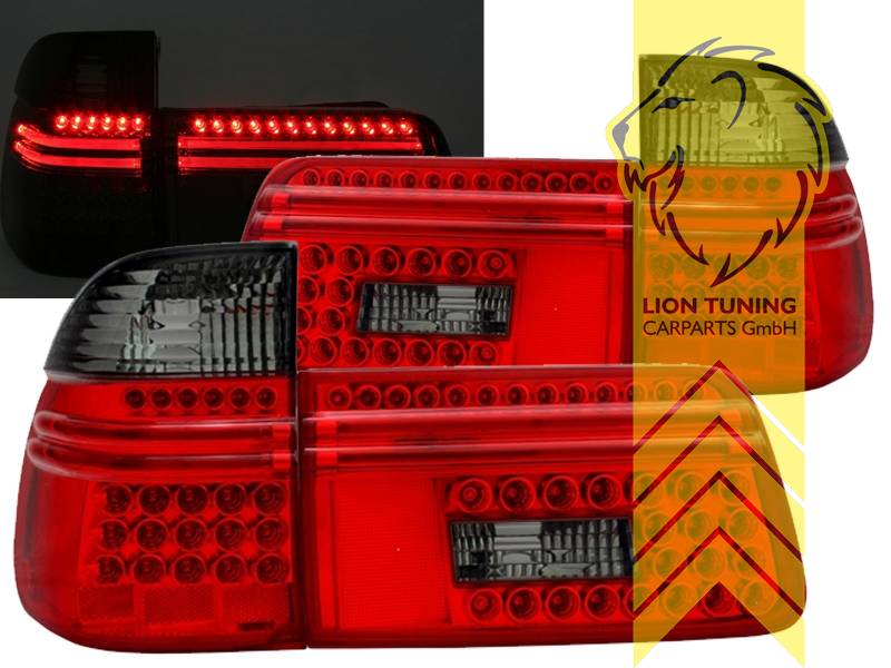 LED, schwarz, rot, Blinkerbirnen BAU15S, Eintragungsfrei / mit E-Prüfzeichen