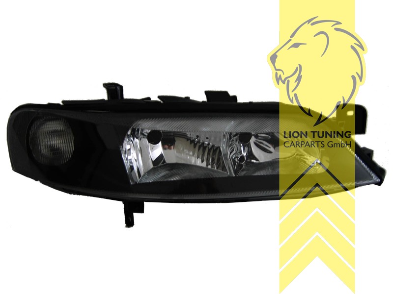 Liontuning - Tuningartikel für Ihr Auto  Lion Tuning Carparts GmbH Design  Scheinwerfer Opel Vectra B Stufenheck Caravan schwarz
