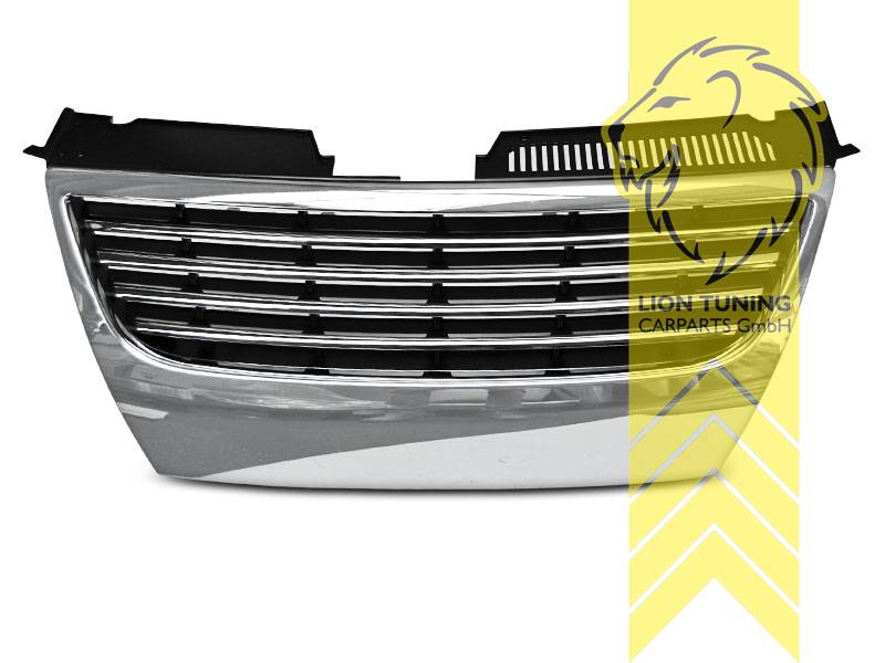 ohne Emblemaufnahme, chrom, ABS Kunststoff, Eintragungsfrei / keine Eintragung nötig