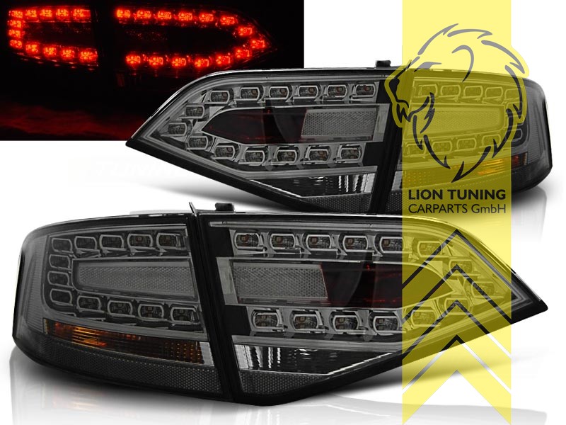 LED, schwarz, nur passend für Fahrzeuge mit Halogen Rückleuchten ab Werk, Blinkerbirnen BAU15S, Eintragungsfrei / mit E-Prüfzeichen