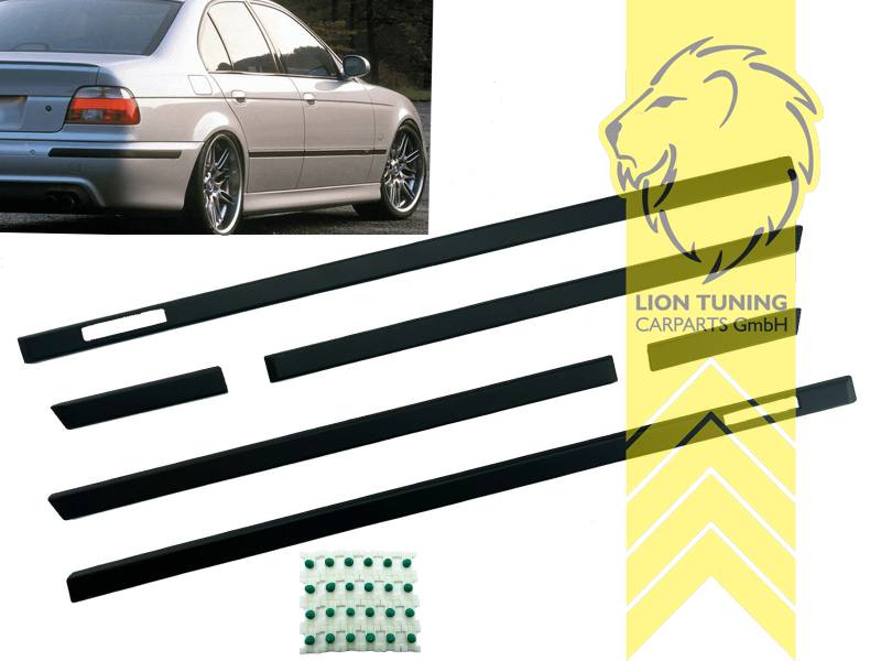 Liontuning - Tuningartikel für Ihr Auto  Lion Tuning Carparts GmbH  Seitenleisten Türleisten BMW E39 Limousine Touring M-Paket Optik