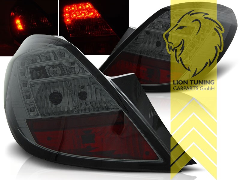 LED, schwarz, nur passend für 5-Türer, Blinkerbirnen BAU15S, Eintragungsfrei / mit E-Prüfzeichen