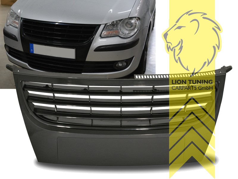 ohne Emblemaufnahme, schwarz matt, ABS Kunststoff, Eintragungsfrei / keine Eintragung nötig