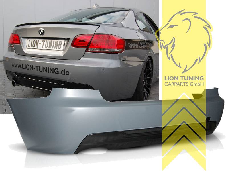 Liontuning - Tuningartikel für Ihr Auto  Lion Tuning Carparts GmbH Heckstoßstange  BMW E92 Coupe E93 Cabrio M-Paket Optik