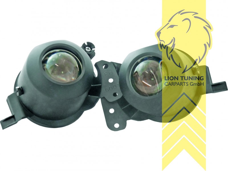 Halogen, schwarz, nur passend für Fahrzeuge mit Standard Stoßstange, H11, Eintragungsfrei / mit E-Prüfzeichen