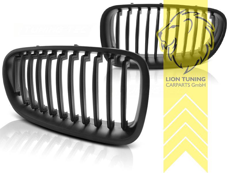 Liontuning - Tuningartikel für Ihr Auto  Lion Tuning Carparts GmbH  Sportgrill Kühlergrill BMW F10 Limousine F11 Touring chrom