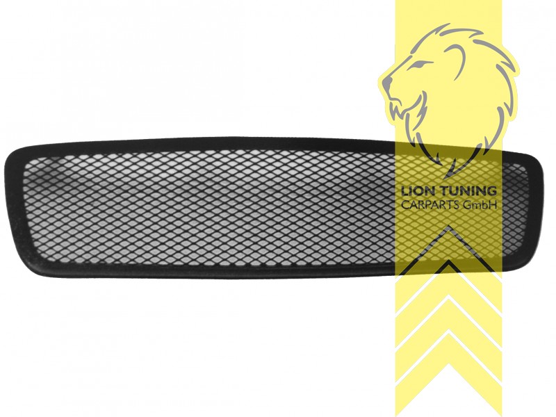 ohne Emblemaufnahme, schwarz matt, ABS Kunststoff, Eintragungsfrei / keine Eintragung nötig