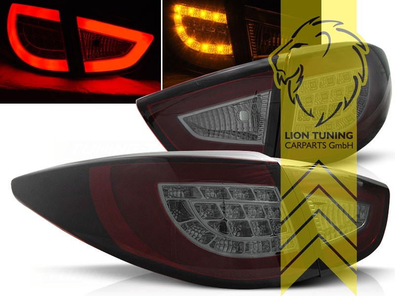 LED, schwarz, rot, Blinkerbirnen BAU15S, Eintragungsfrei / mit E-Prüfzeichen