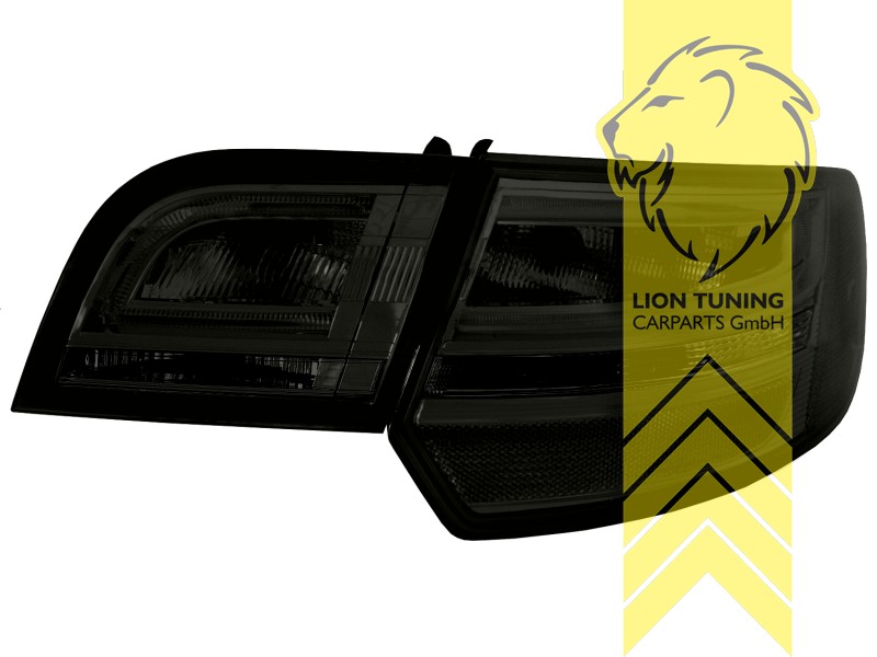 Für Audi A3 8P Sportback 04-08 Lightbar LED Rückleuchten schwarz
