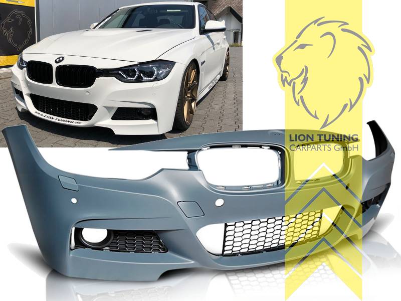 Liontuning - Tuningartikel für Ihr Auto  Lion Tuning Carparts GmbH  Stoßstange BMW F30 Limousine F31 Touring M-Paket Optik für PDC SRA