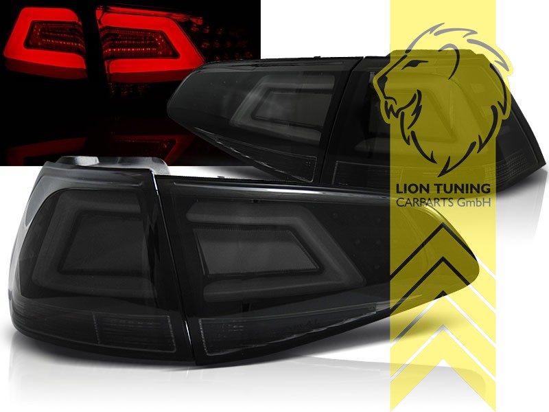 LED, schwarz, nur für Fahrzeuge mit werksseitig verbauten HALOGEN Rückleuchten, Eintragungsfrei / mit E-Prüfzeichen