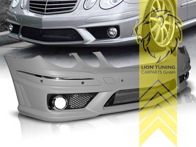Liontuning - Tuningartikel für Ihr Auto  Lion Tuning Carparts GmbH  Stoßstange Mercedes Benz E-Klasse W211 Limousine T-Modell für PDC