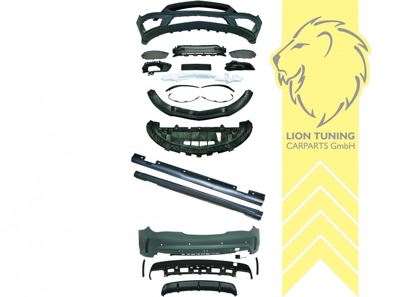 Ersatzteile von äquivalenter Qualität für die Besitzer des Fahrzeugs (entspr. EU-Verordnung 46/2010), PP Kunststoff, grundiert, für Fahrzeuge mit PDC, für Fahrzeuge mit oder ohne SRA