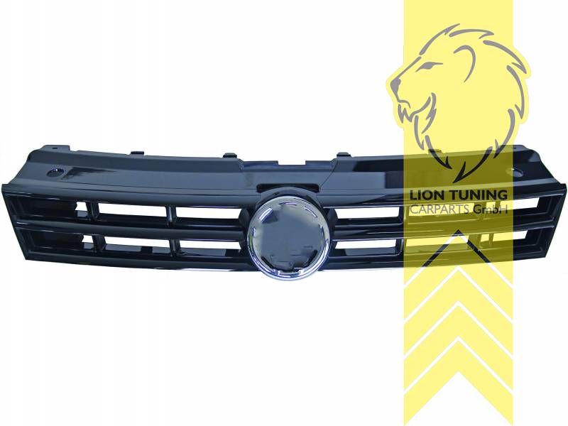 mit Emblemaufnahme, schwarz matt, ABS Kunststoff, Eintragungsfrei / als Ersatzteil verwendbar