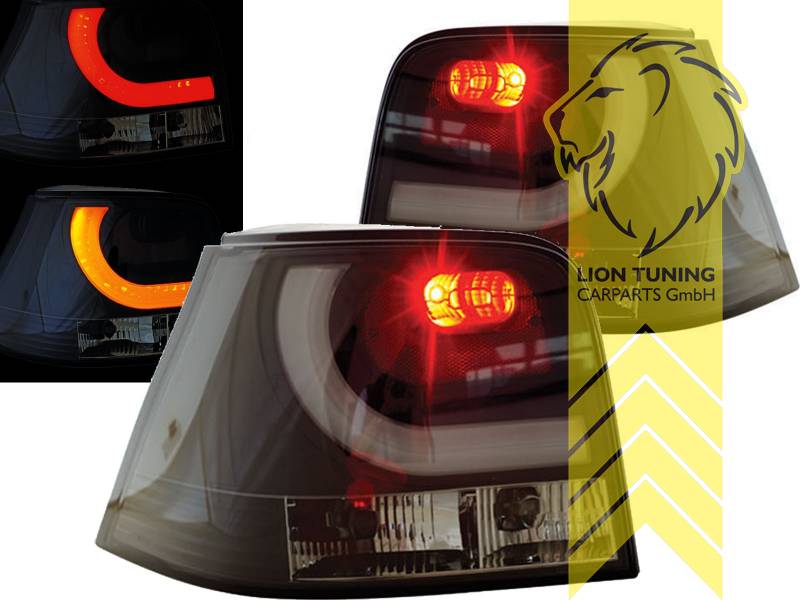 Liontuning - Tuningartikel für Ihr Auto  Lion Tuning Carparts GmbH Light  Bar LED Rückleuchten VW Golf 4 schwarz smoke