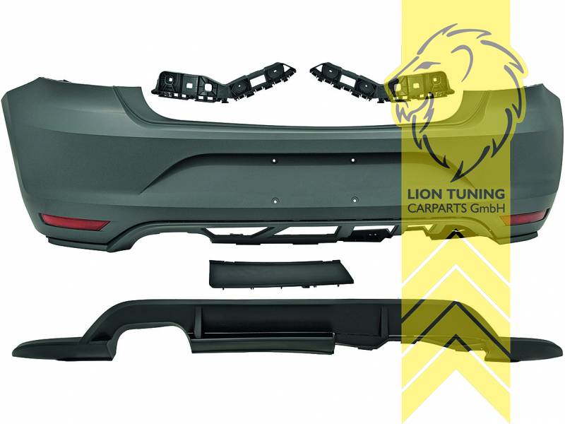 Liontuning - Tuningartikel für Ihr Auto  Lion Tuning Carparts GmbH  Heckstoßstange VW Polo 6R GTI Optik