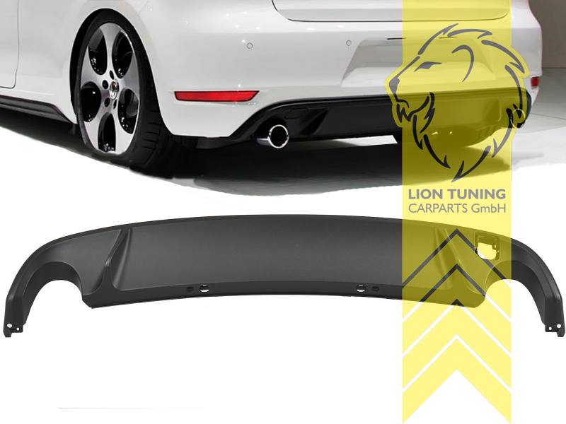 links und rechts, nur passend für Golf GTi, PP Kunststoff, schwarz - lackierfähig, Eintragungsfrei / als Ersatzteil verwendbar