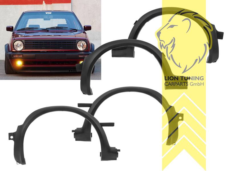 für schmale Tür Zierleisten (GTi Optik), PP Kunststoff, Eintragungsfrei / als Ersatzteil verwendbar