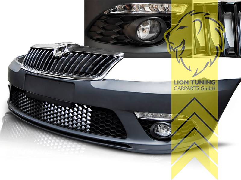 Liontuning - Tuningartikel für Ihr Auto  Lion Tuning Carparts GmbH Stoßstange  Skoda Octavia 2 Facelift RS Optik