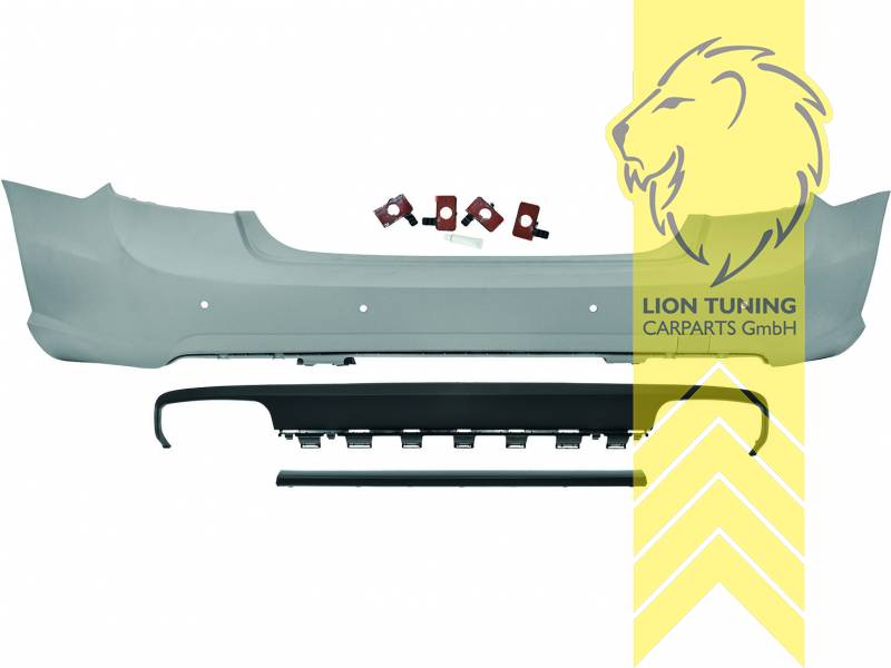 links und rechts, Ersatzteile von äquivalenter Qualität für die Besitzer des Fahrzeugs (entspr. EU-Verordnung 46/2010), PP Kunststoff, grundiert, für Fahrzeuge mit PDC, Eintragungsfrei / mit ABE