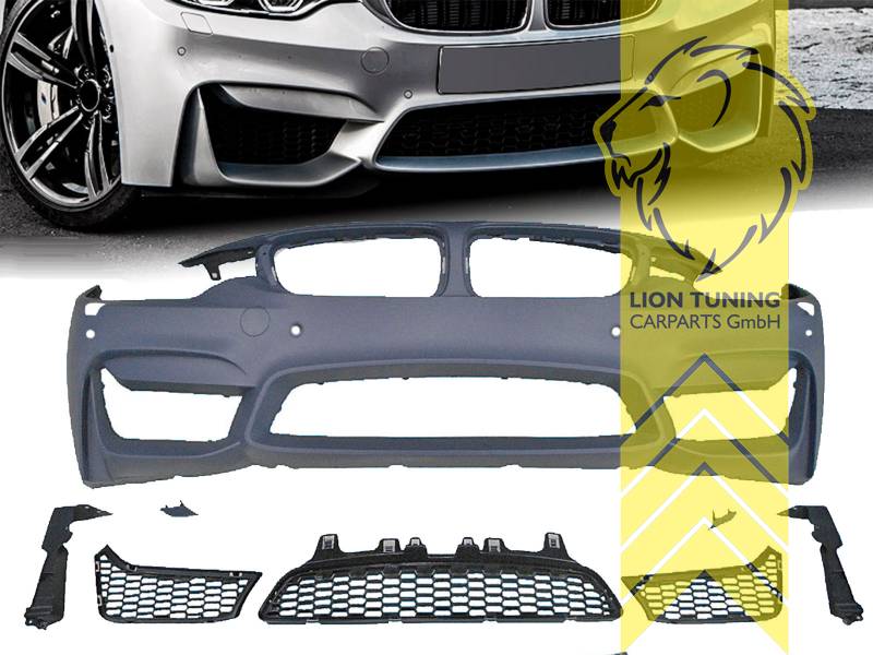 Liontuning - Tuningartikel für Ihr Auto  Lion Tuning Carparts GmbH Stoßstange  BMW 4er F32 Coupe F33 Cabrio M4 Optik für PDC