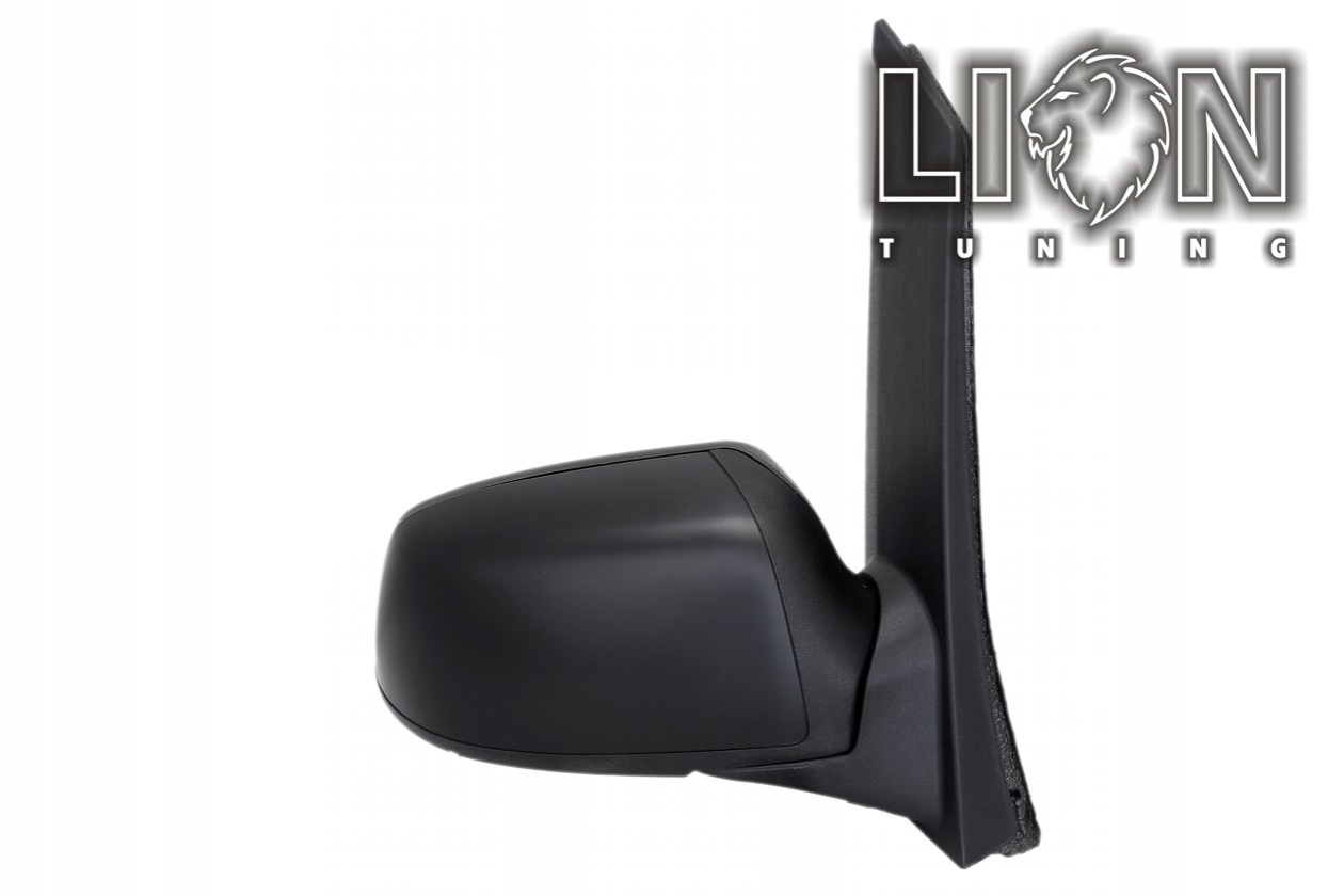 Beheizbar, Elektrisch, grau, schwarz lackierfähig / vorgrundierte Spiegelkappe, grundiert, convex, Eintragungsfrei / keine Eintragung nötig